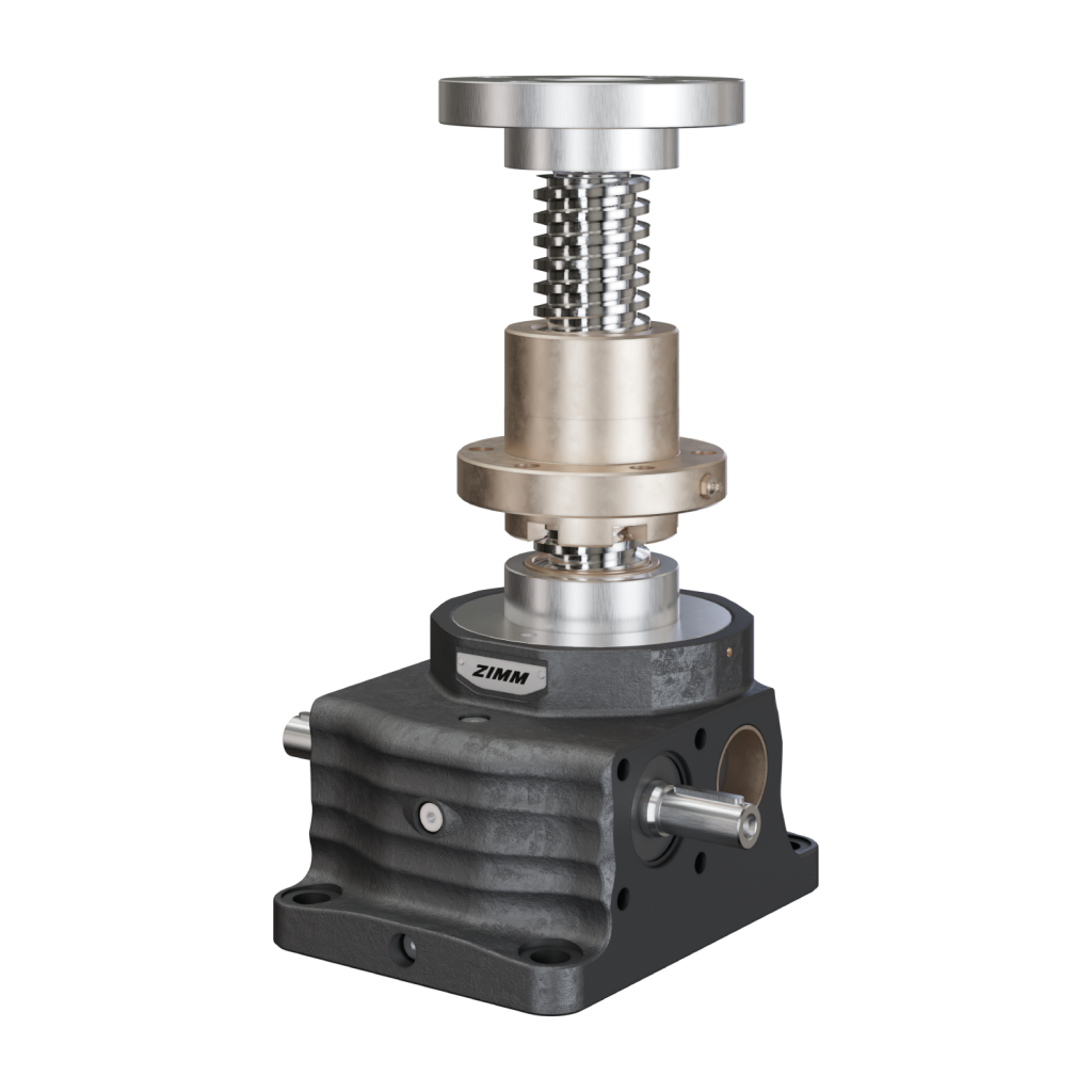 250kN-80×16-R-Rosca trapezoidal | Serie ZE | Elevadores de husillo | ZIMM