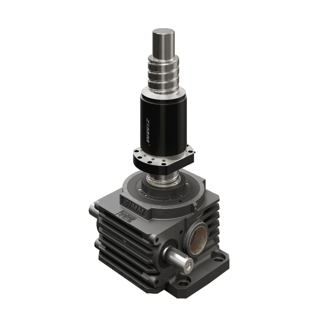 500kN-125x80-R-Husillo de bolas | Serie ZE | Elevadores de husillo | ZIMM