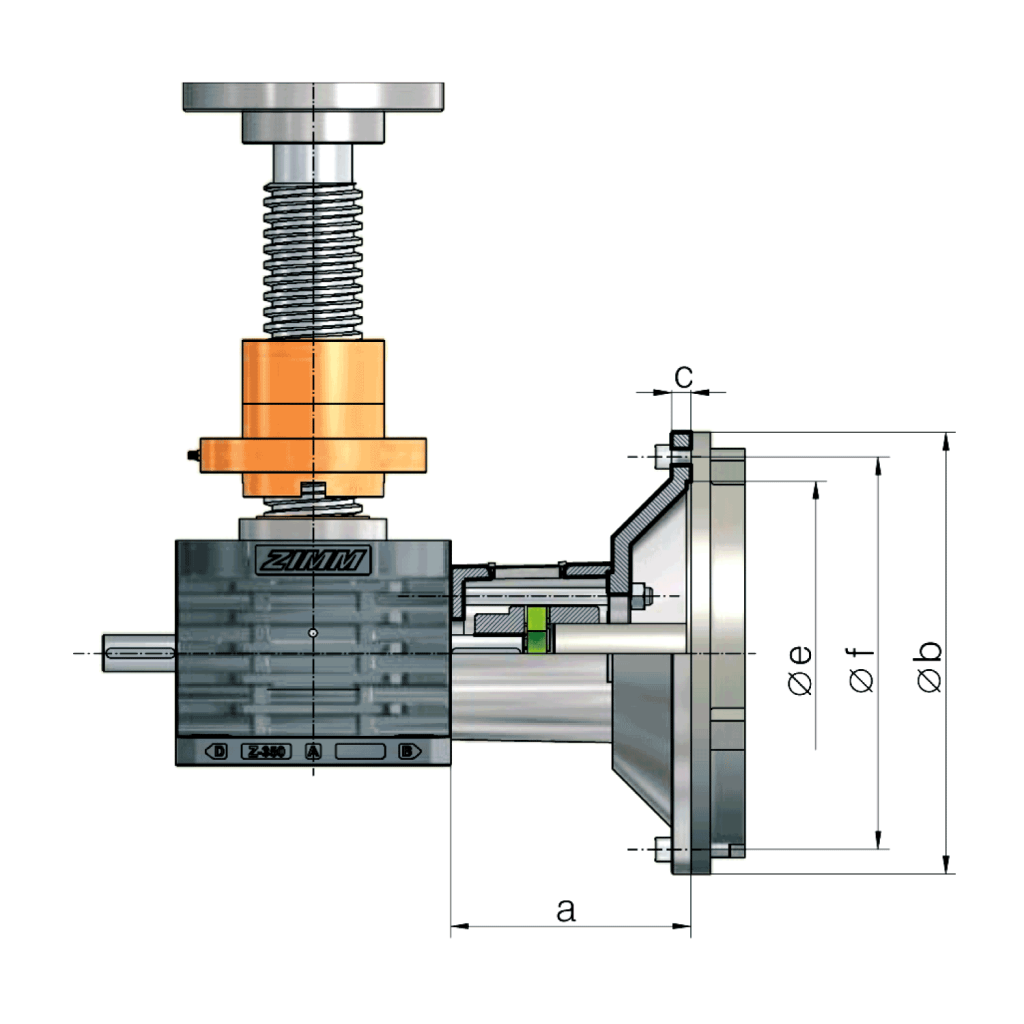 Bridas de motor 2,5 - 1000 kN | ZIMM