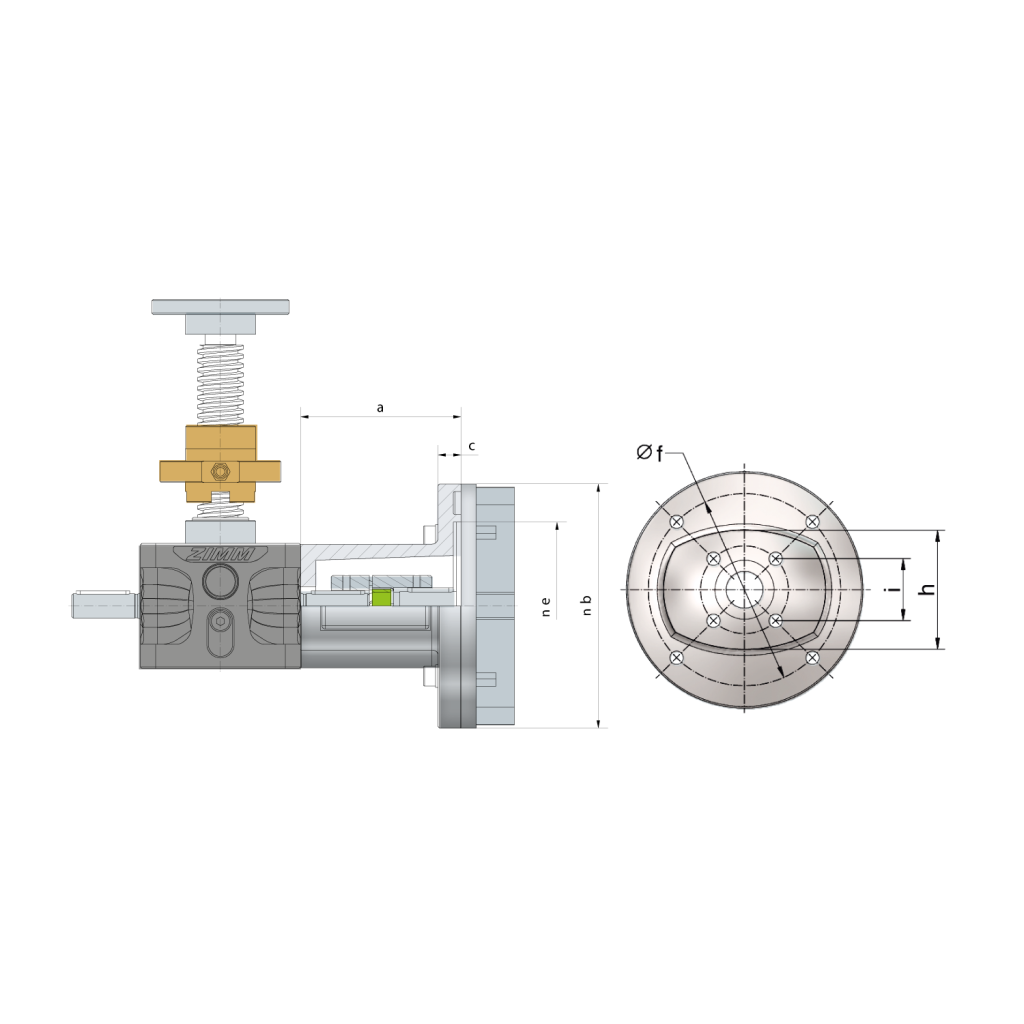 Bridas de motor 2,5 - 1000 kN | ZIMM