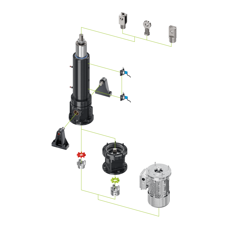 Sistema modular ZIMM | Serie ZA-I | Actuadores